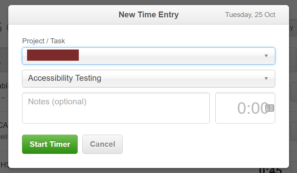 A dialog box with four fields and two buttons